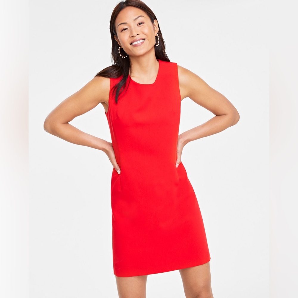 On 34th Double-Weave Sheath Dress - XS